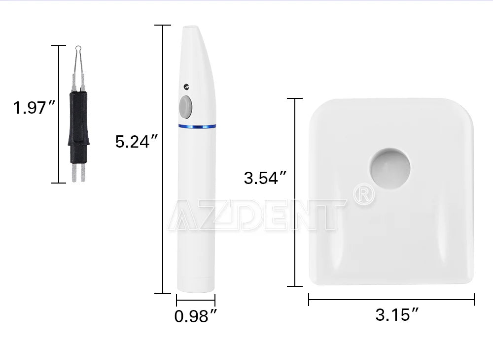 Kit Blanqueamiento Dental Eléctrico AZDENT con 4 Puntas