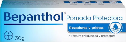 Bepanthol Pomada Protectora Hidratante, Protege Y Regenera La Piel Seca, Irritada O Sensibilizada Por Factores Externos, 30 G