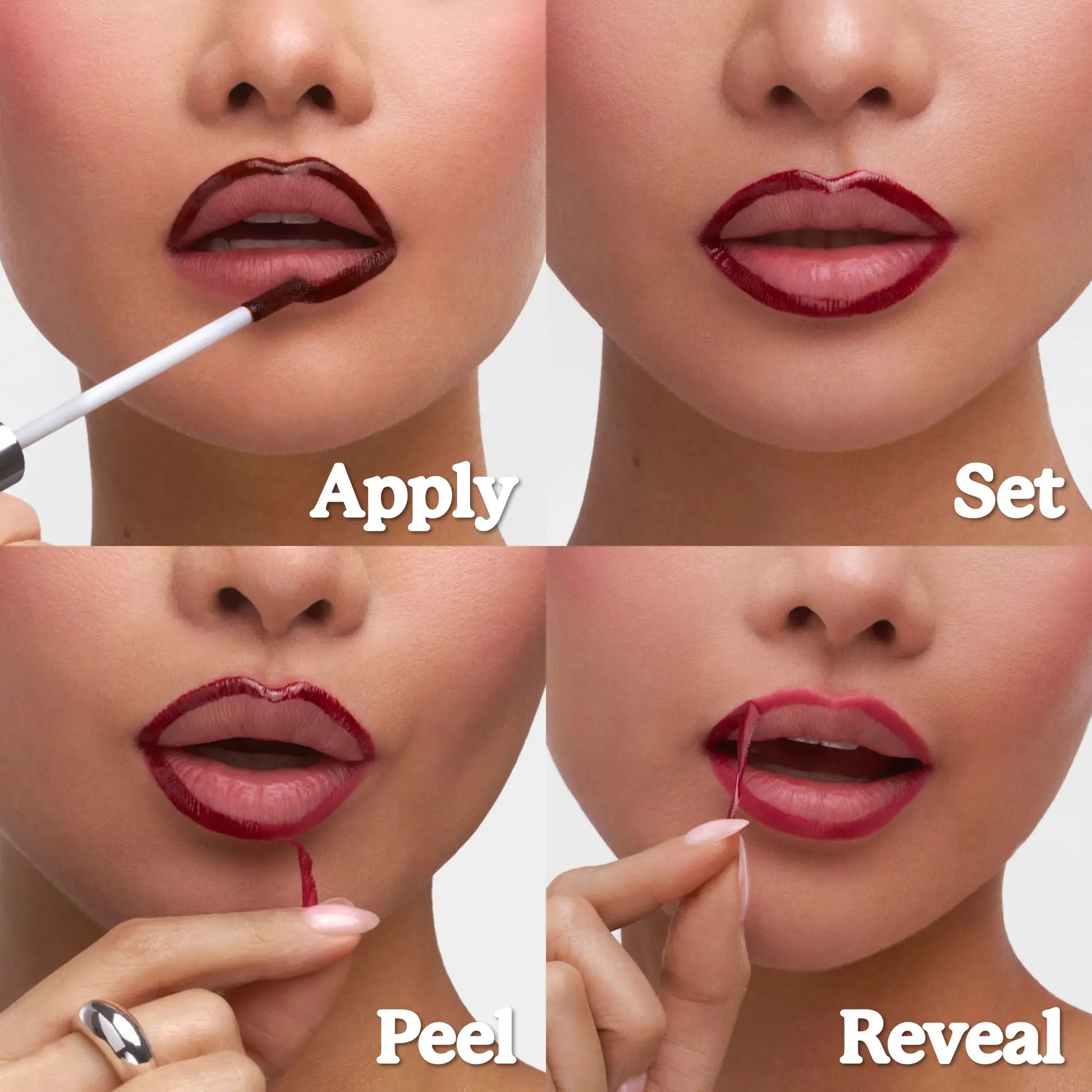 Sacheu STAY-N Peel-Off Lip Liner Stain - Long-Lasting Formula with Hyaluronic Acid & Vitamin E for All-Day Wear - 0.12 Fl Oz / 3.5 Ml